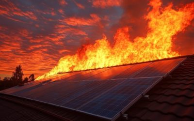 Czy panele fotowoltaiczne mogą się zapalić i spowodować pożar? Fakty i mity