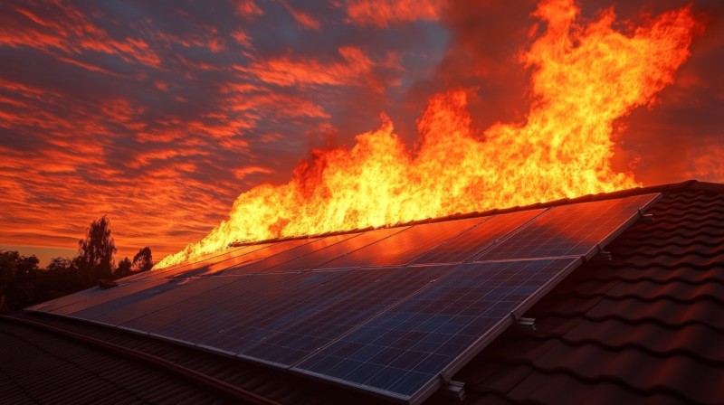 Czy panele fotowoltaiczne mogą się zapalić i spowodować pożar? Fakty i mity
